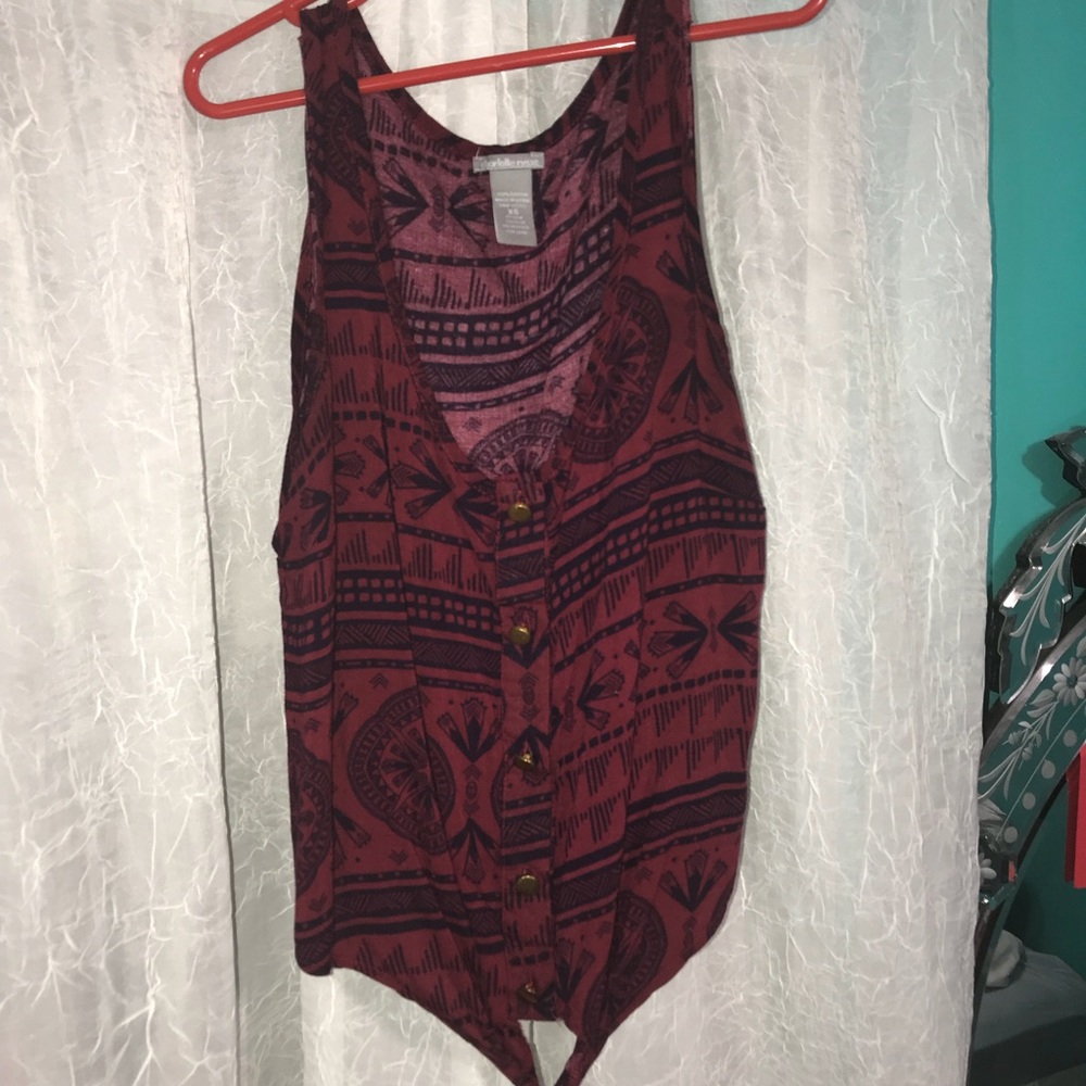 Red Crop Top